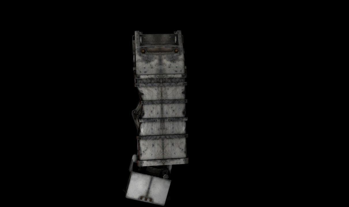 Vehicles GarbageTruck Destroy 3D model_4