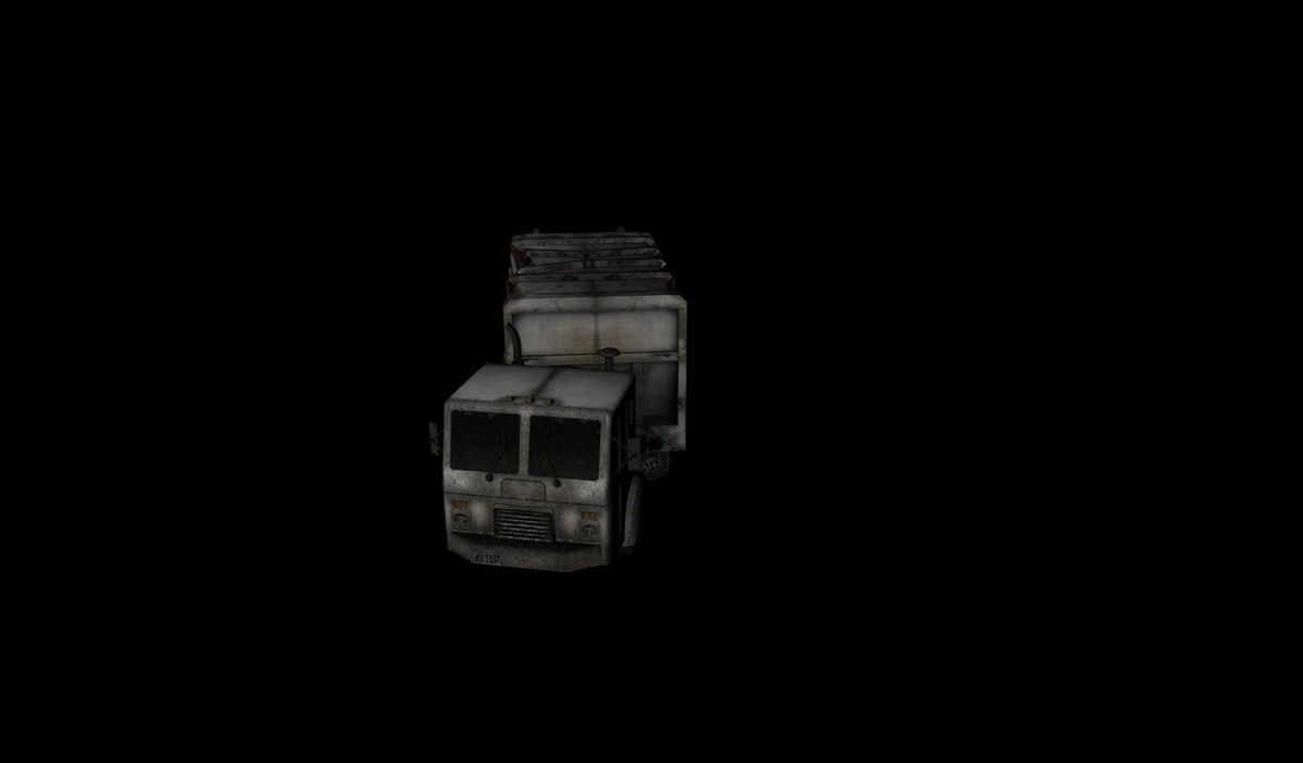 Vehicles GarbageTruck Destroy 3D model_3