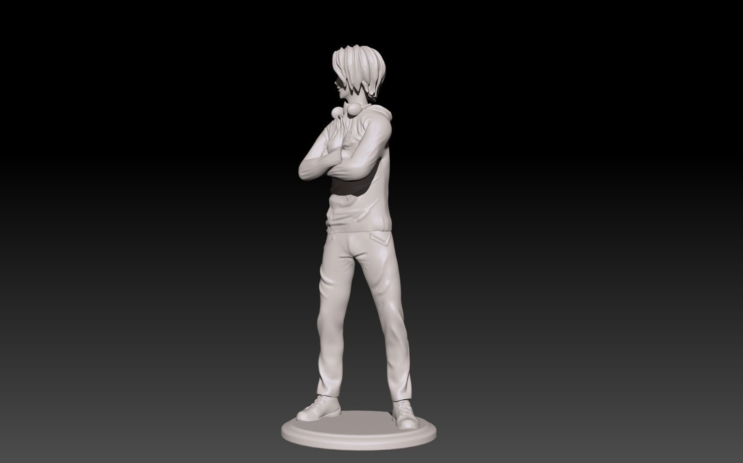 Anime boy character free 3D model 3D printable | CGTrader