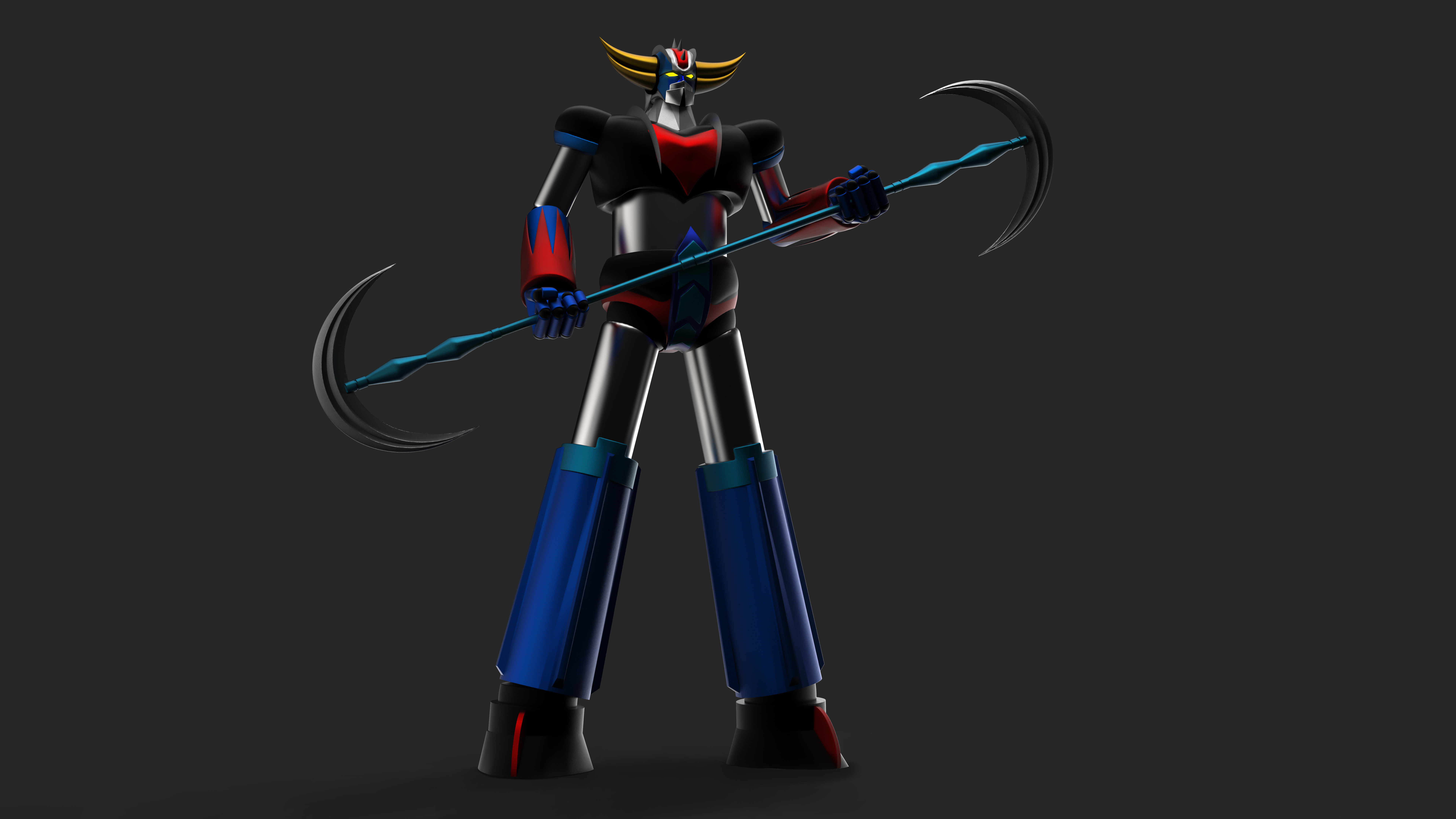 UFO Robot Goldrake 3D Printable Model 3D print model_1