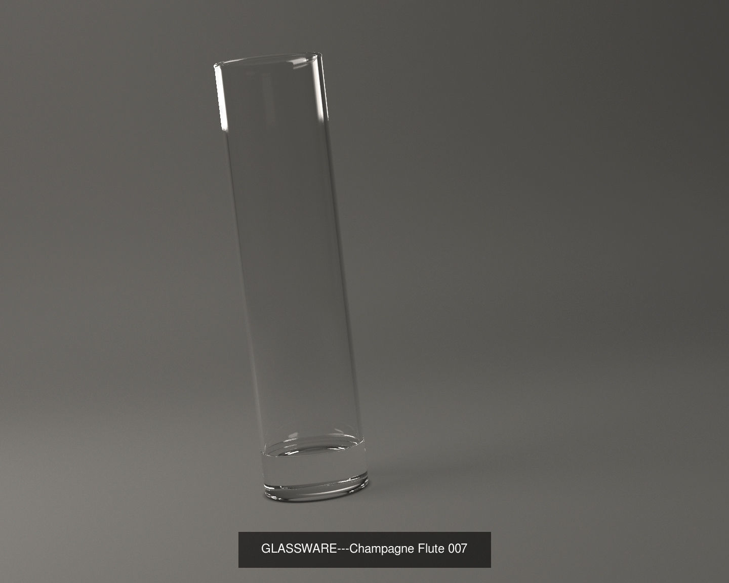 GLASSWARE---Champagne Flute Glasses 3D Model Collection_15