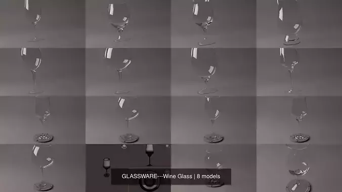 GLASSWARE---Wine Glasses