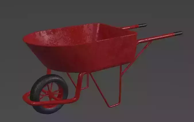 Coal Trolley New Low-poly 3D model