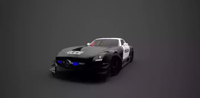 Police Mercedes Benz SLS AMG