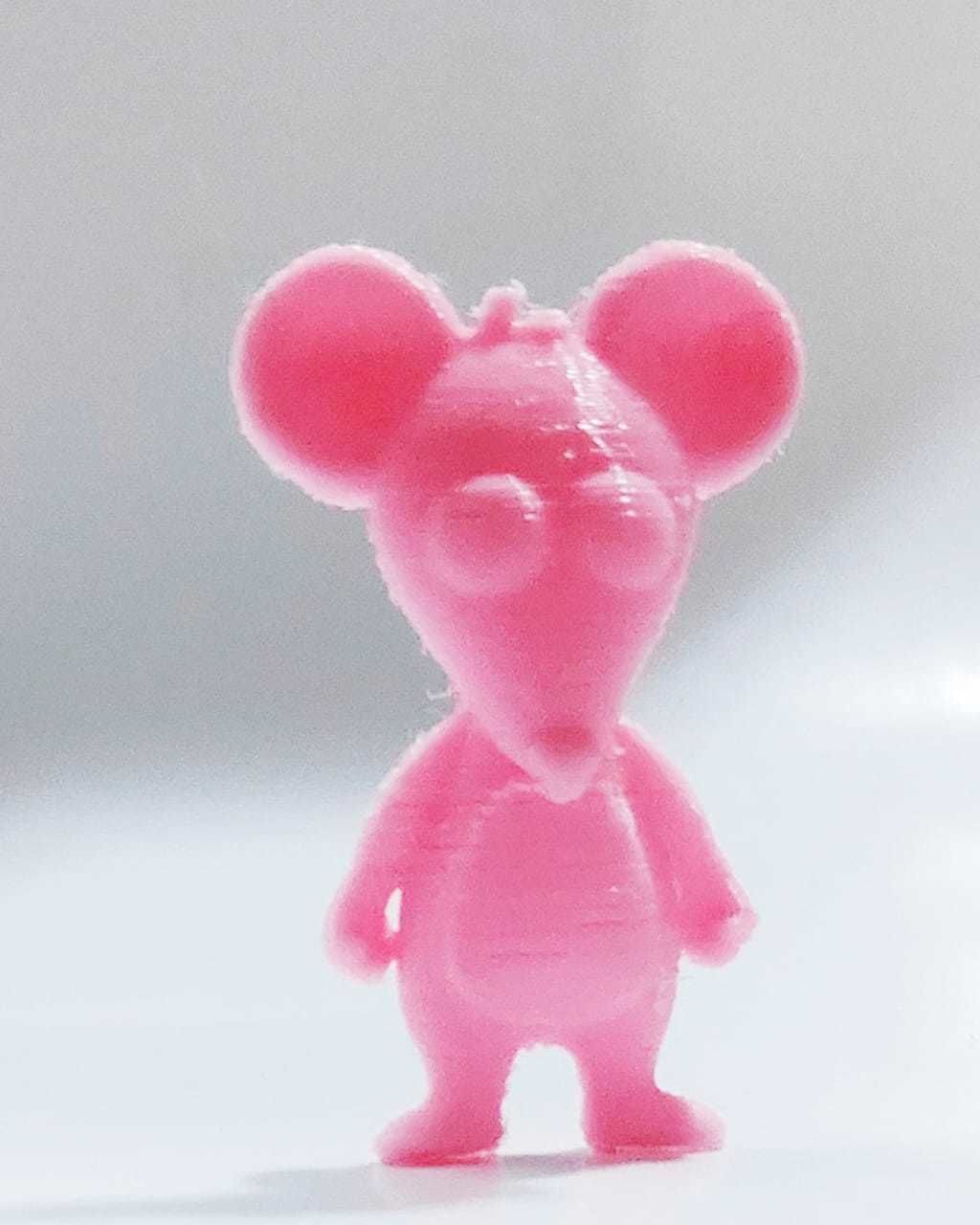 Mouse Flat 3D print model_7