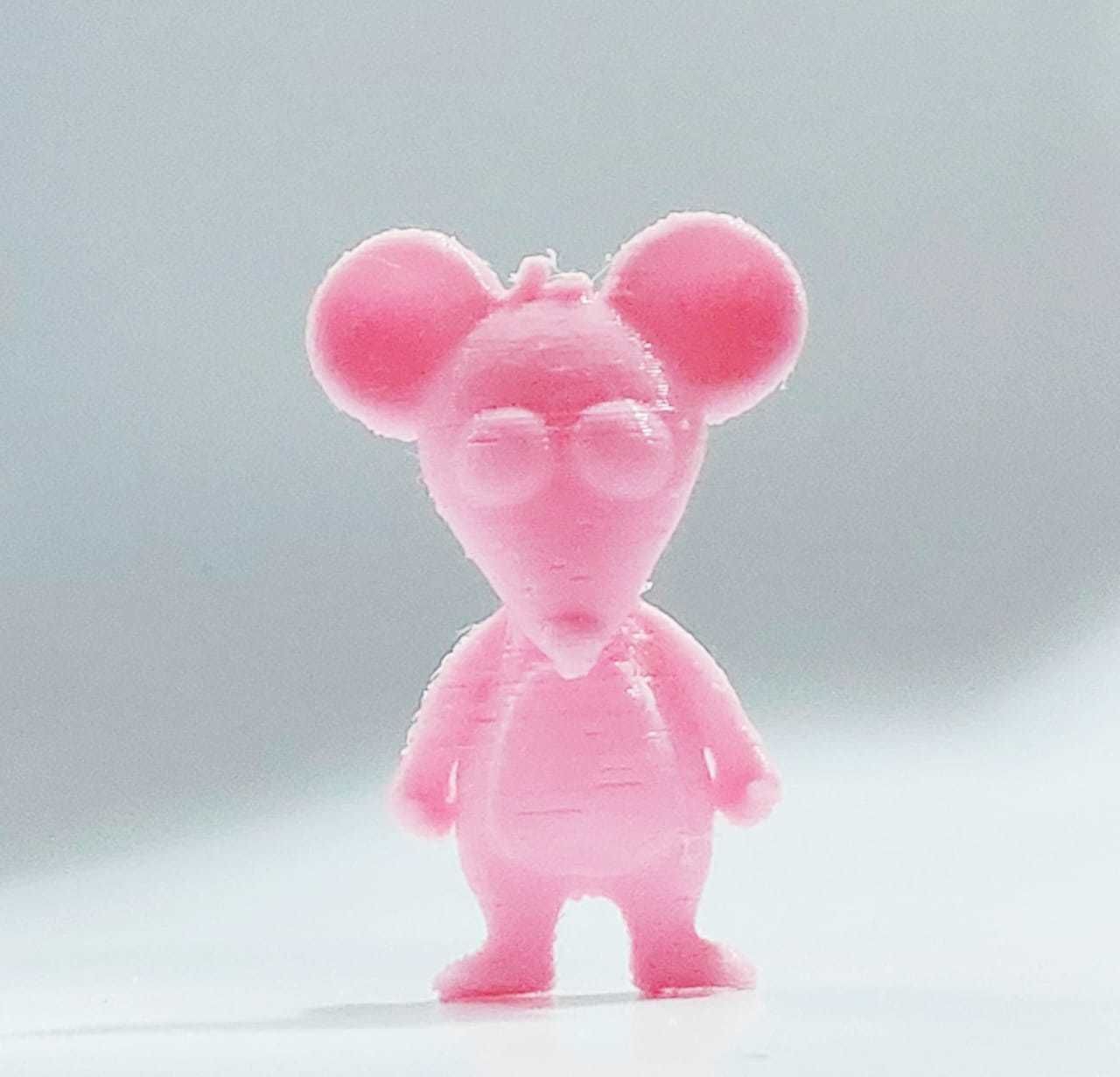 Mouse Flat 3D print model_4