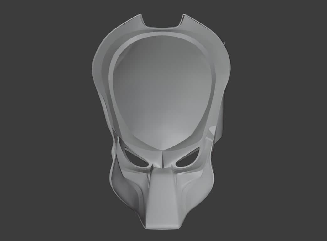 Predator mask - WOLF 3D print model_9