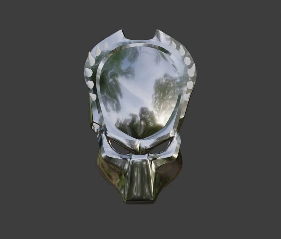 Predator mask - WOLF 3D print model_4