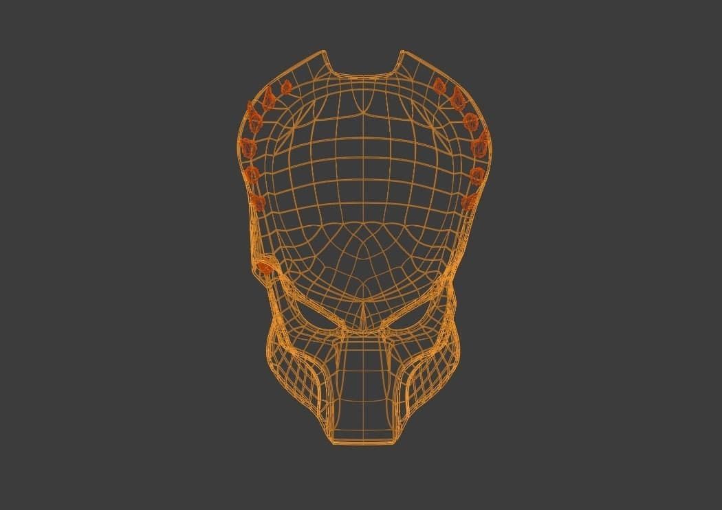 Predator mask - WOLF 3D print model_5