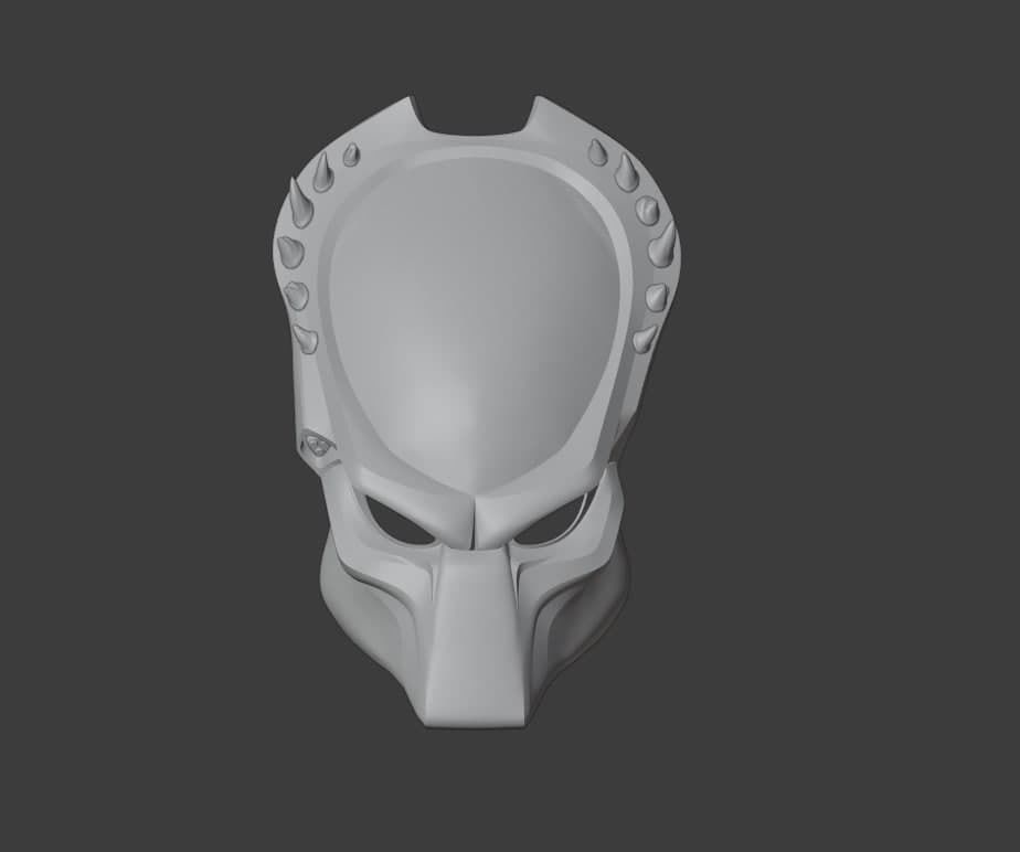 Predator mask - WOLF 3D print model_6