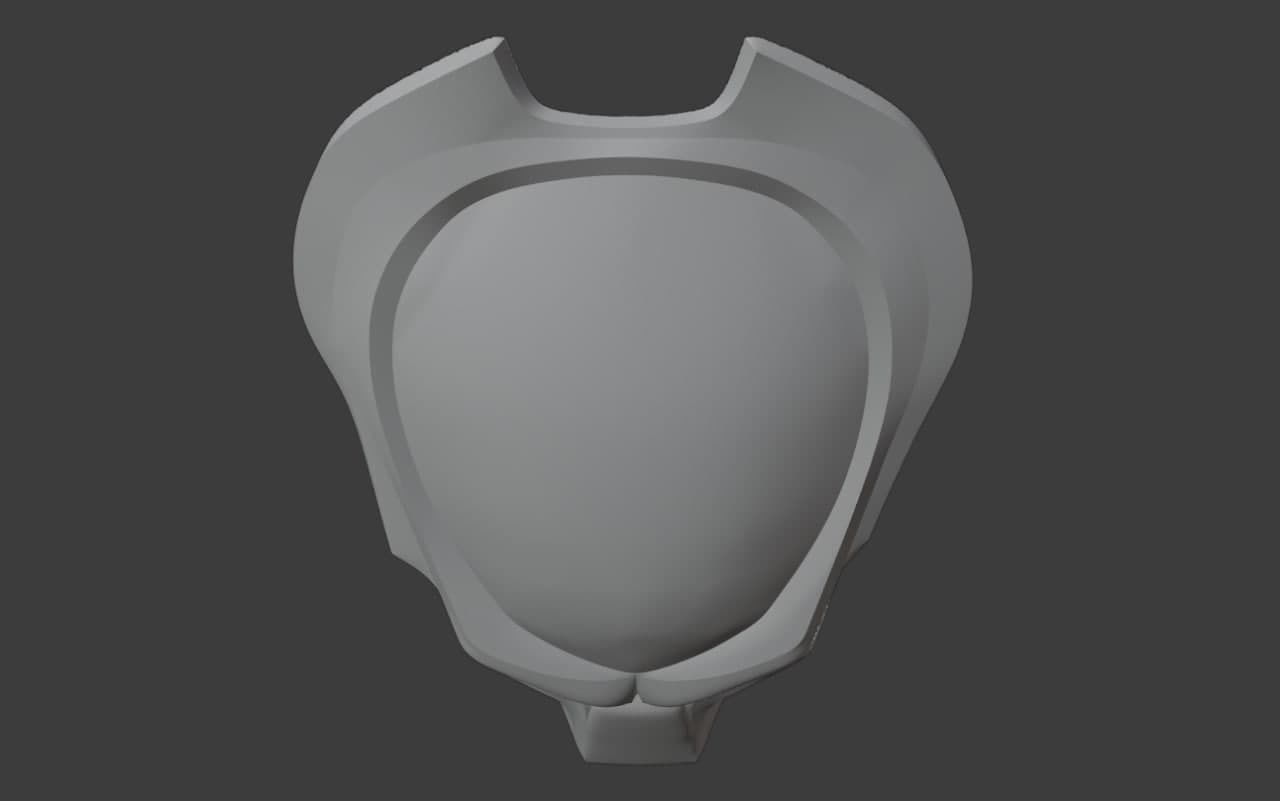 Predator mask - WOLF 3D print model_11