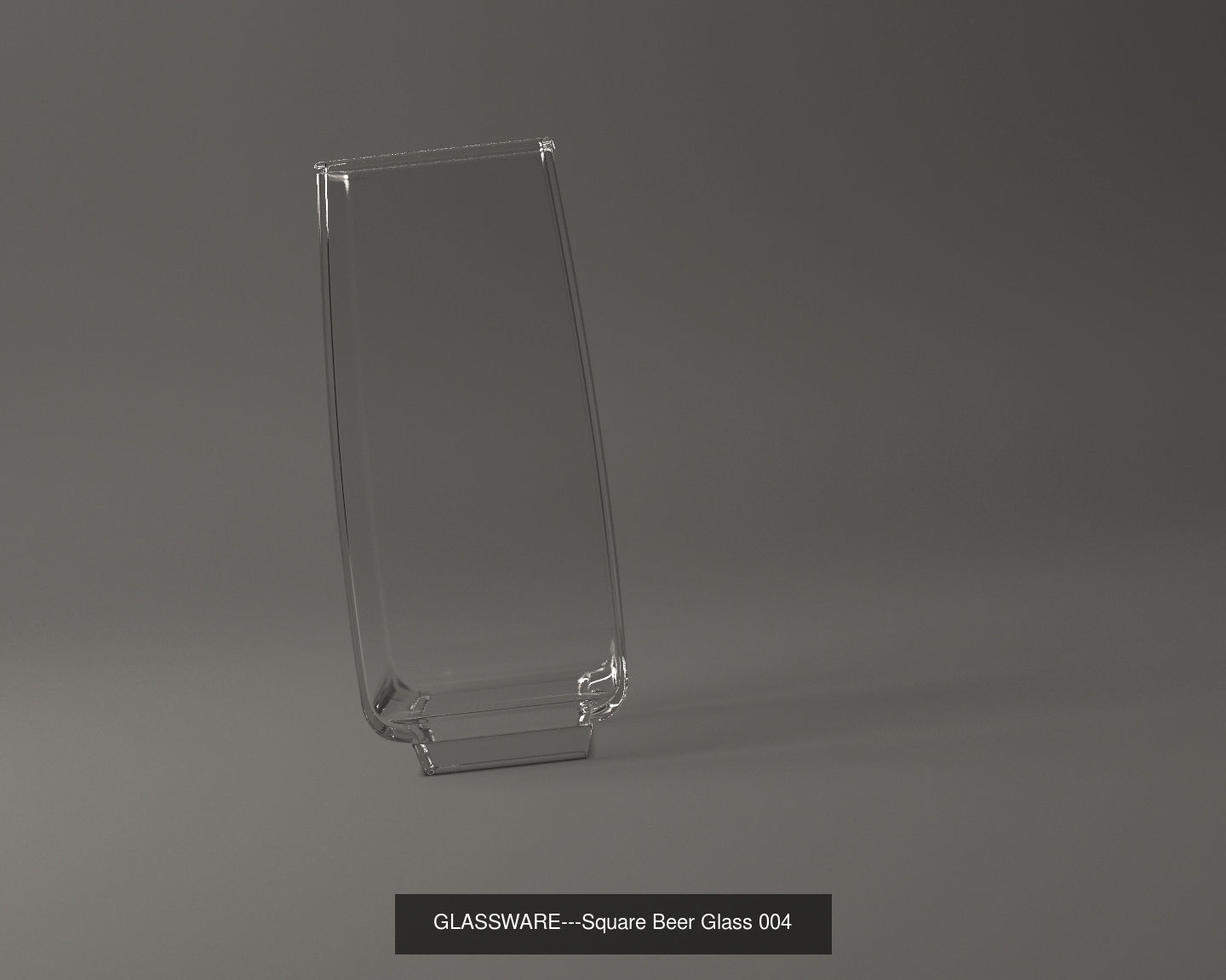 GLASSWARE---All Square Glasses 3D Model Collection_63
