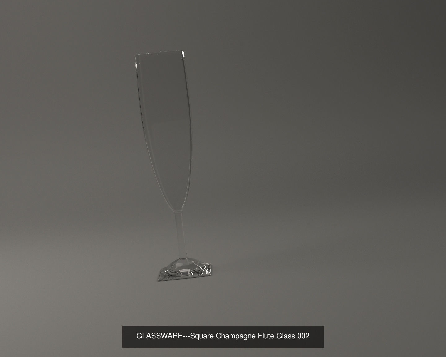 GLASSWARE---All Square Glasses 3D Model Collection_55