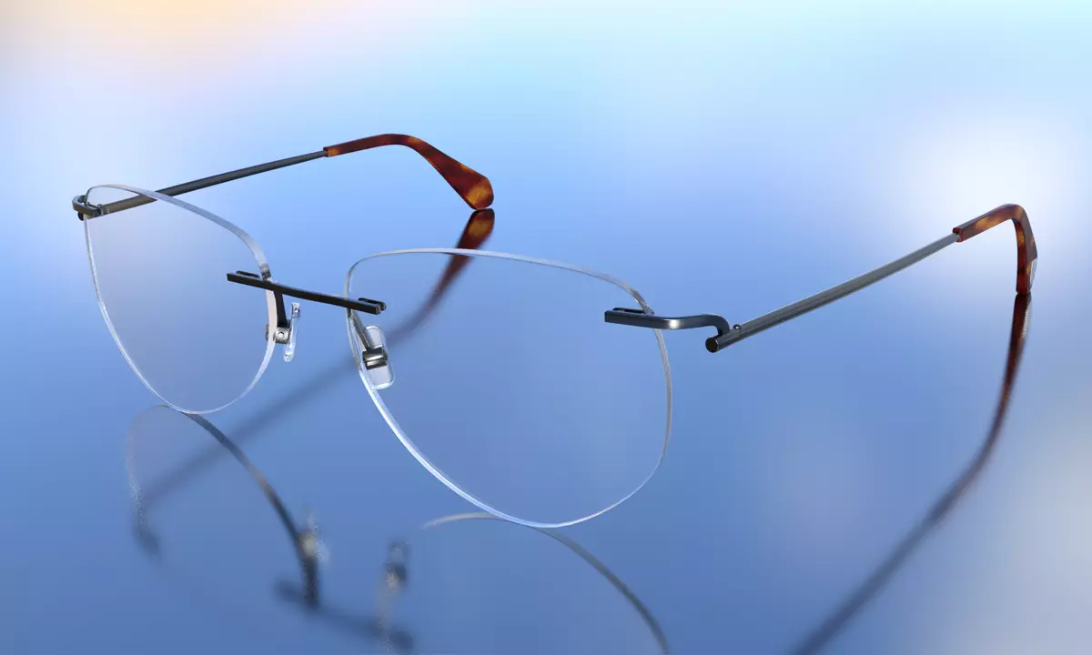 Glasses of MAMA Free 3D model