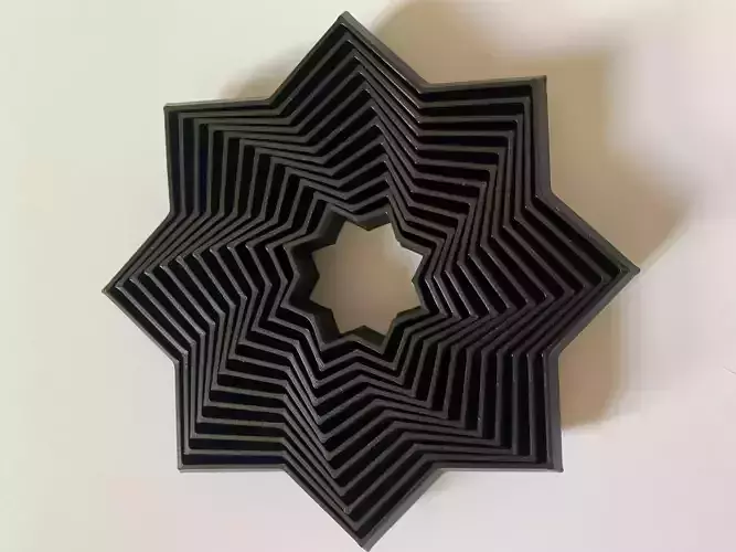 Fidget Star 3D print model