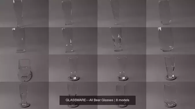 GLASSWARE---All Beer Glasses
