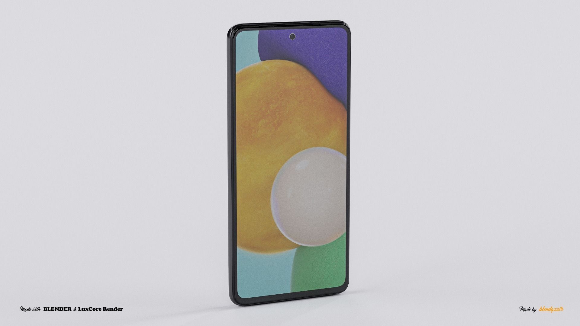 SAMSUNG GALAXY A52 AND 5G 3D model_13