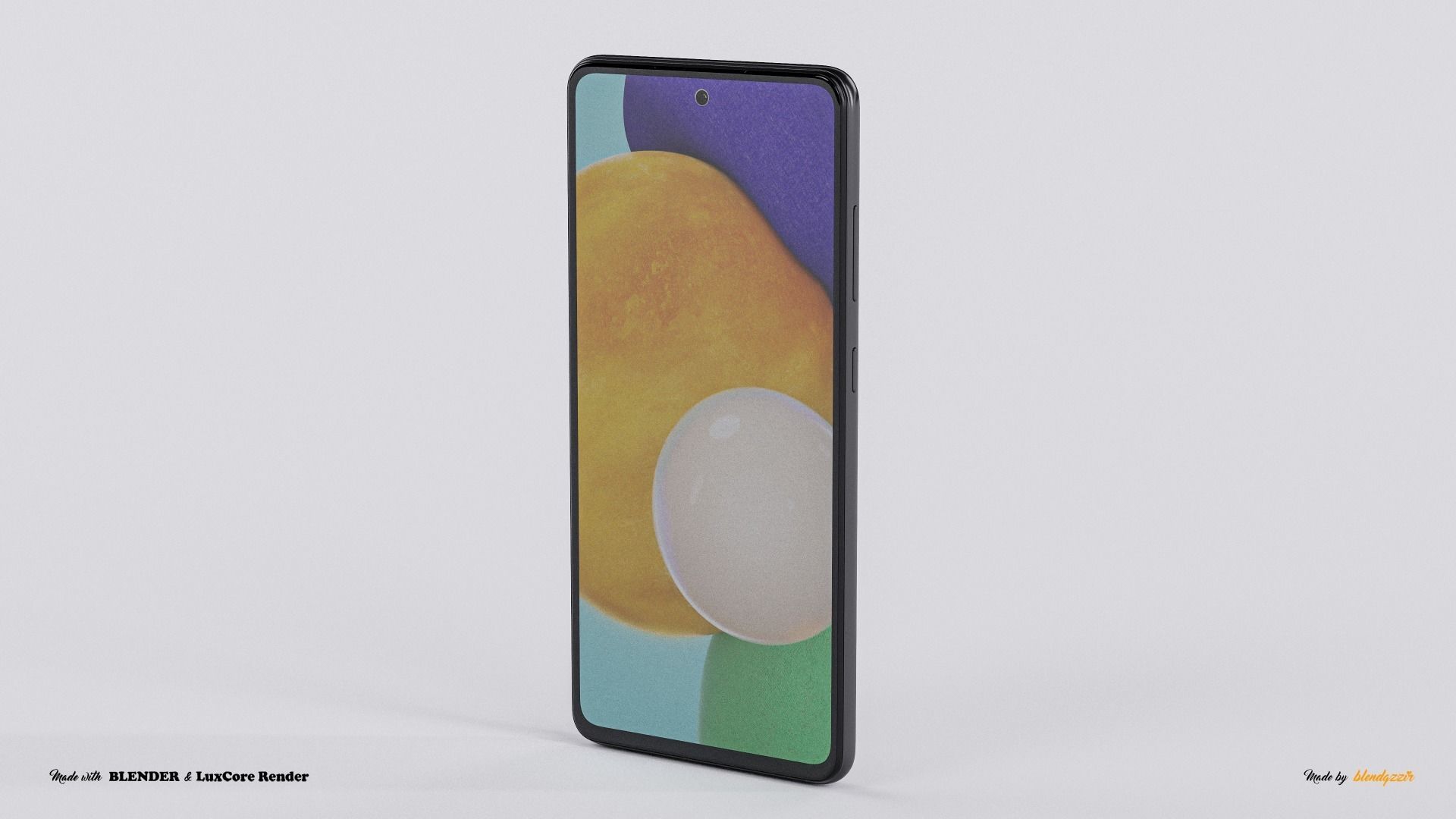 SAMSUNG GALAXY A52 AND 5G 3D model_1