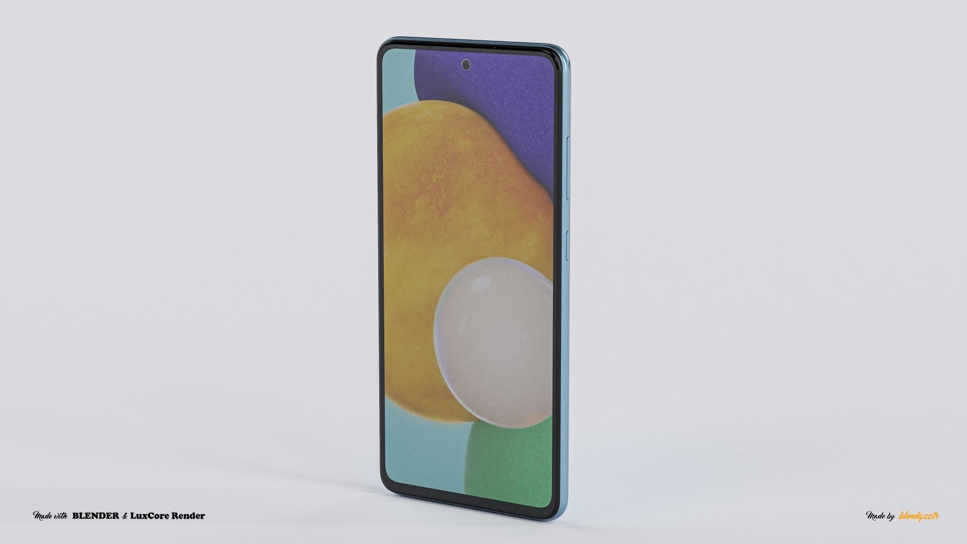 SAMSUNG GALAXY A52 AND 5G 3D model_2