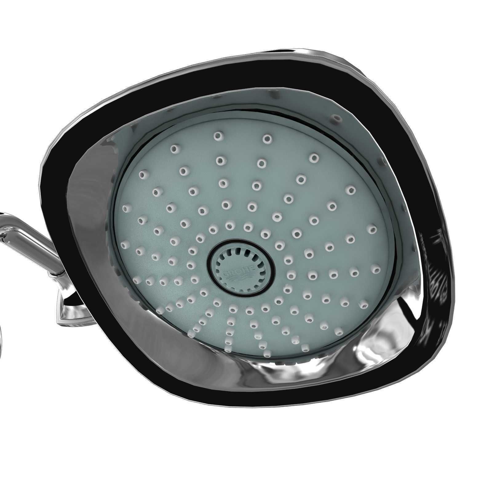 Grohe shower head 3D model_2