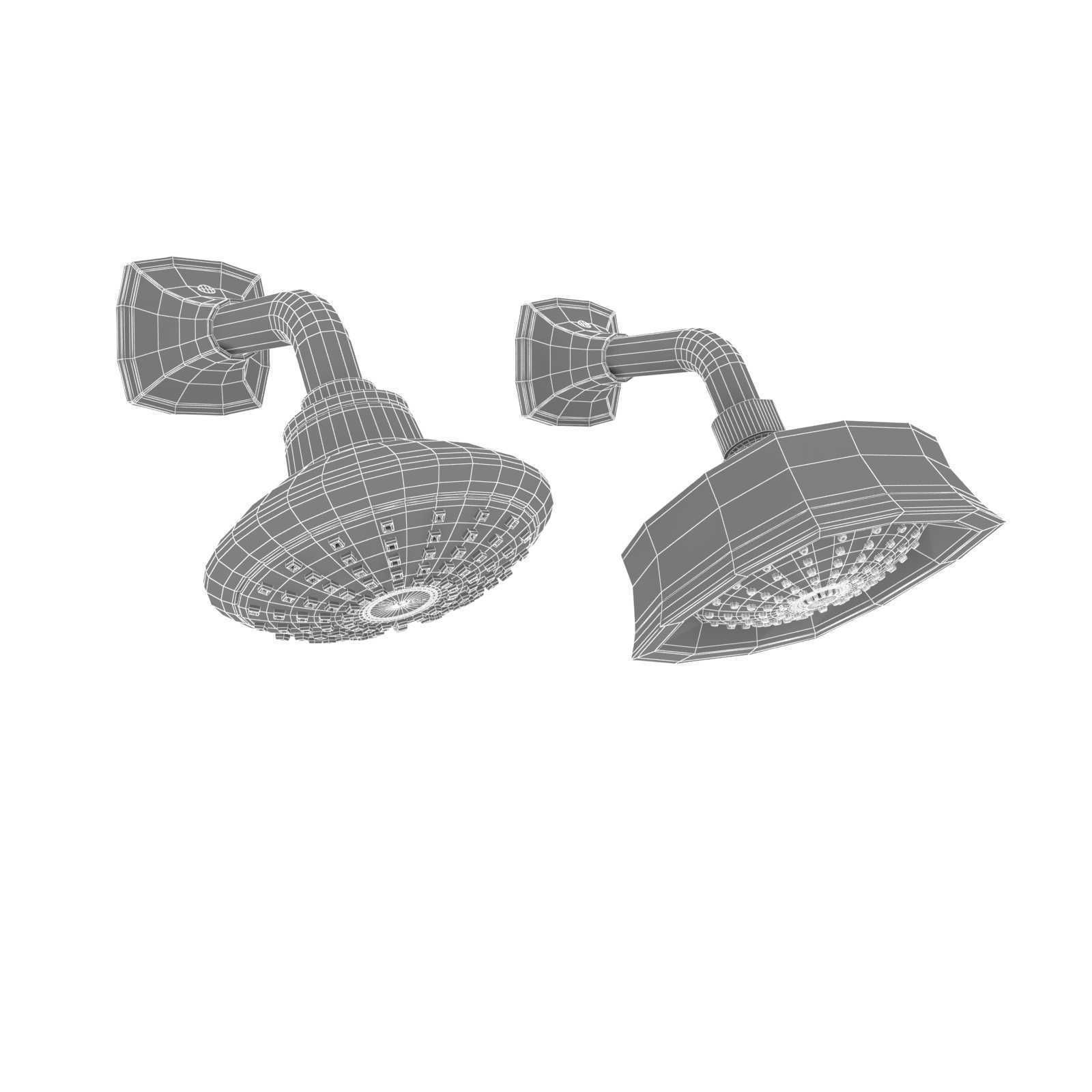 Grohe shower head 3D model_7