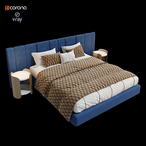ARCHILINE Design Studio - CM - Bed 03 3D model