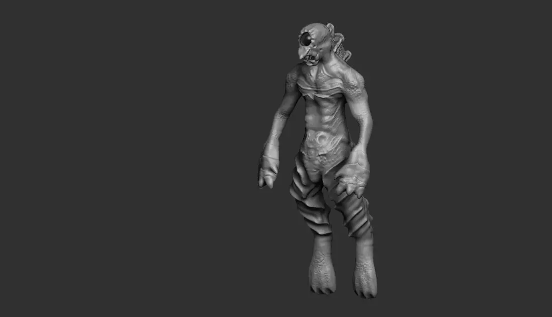 Sea creature supre 3D model