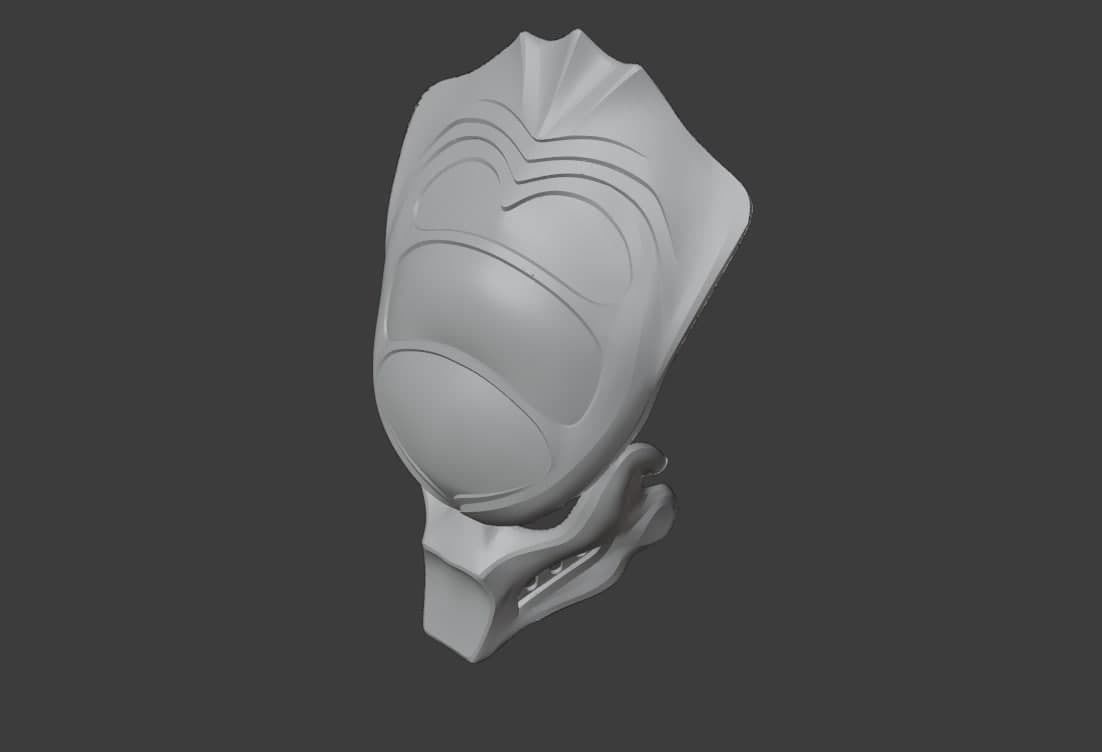 Predator mask - BOAR 3D print model_7