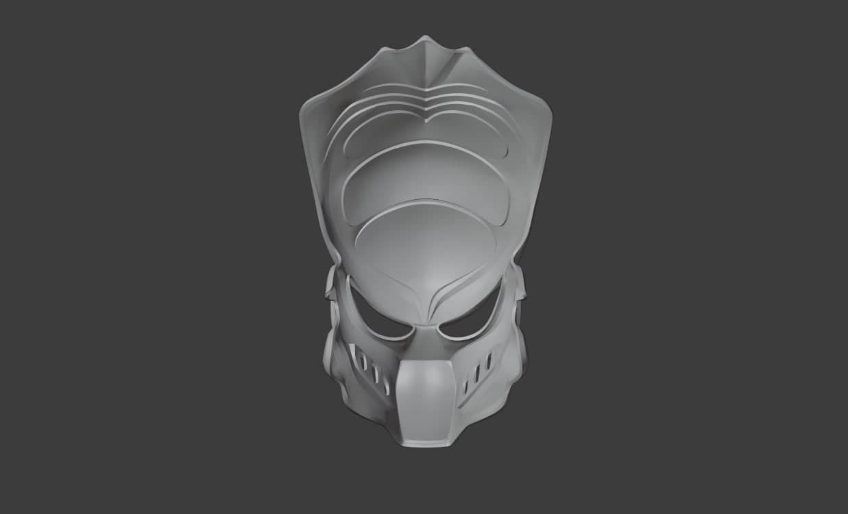 Predator mask - BOAR 3D print model_9