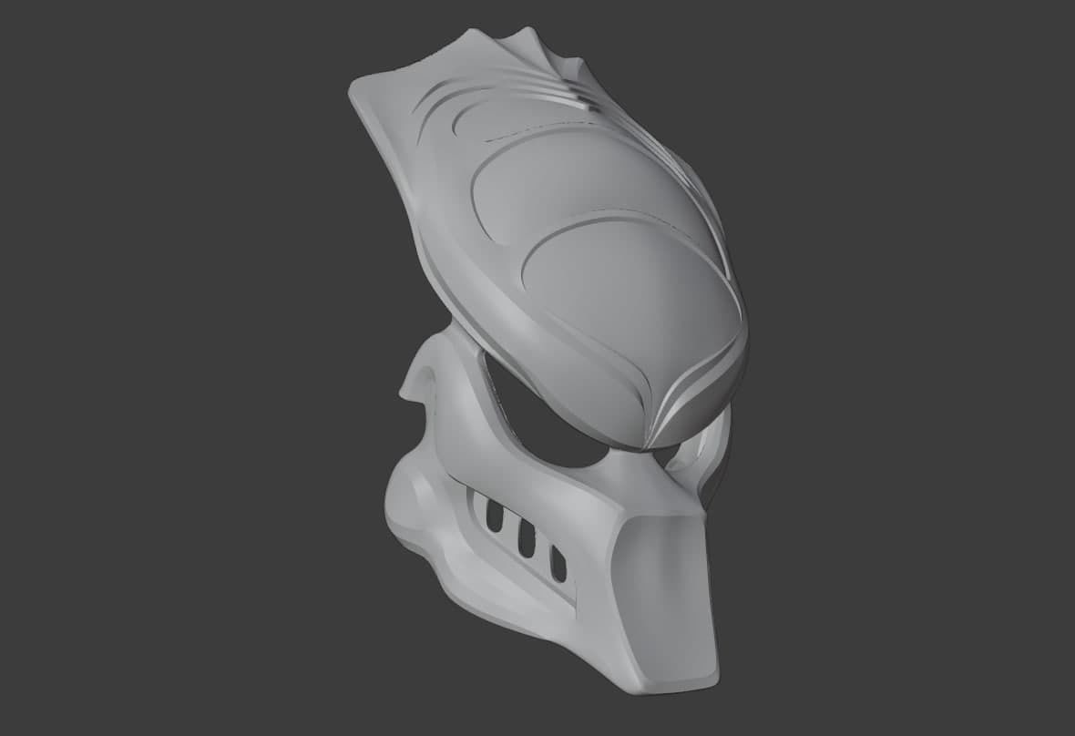 Predator mask - BOAR 3D print model_5