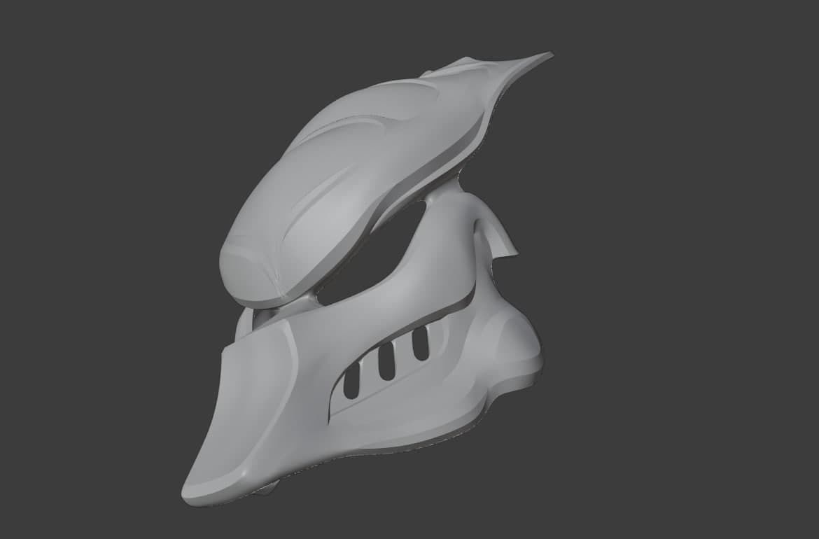 Predator mask - BOAR 3D print model_8