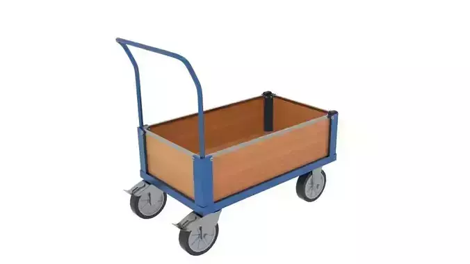  Low Sided Box Cart