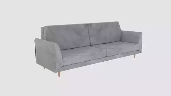 Modern Three-Seat Sofa BoConsep Low-poly 3D model