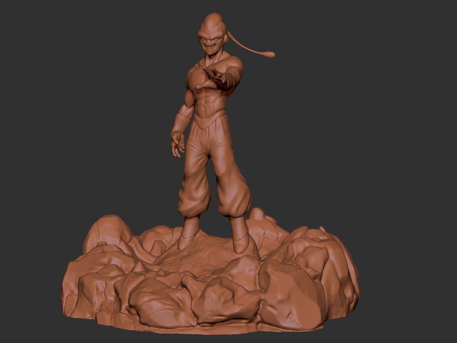 majin buu 3D print model_14