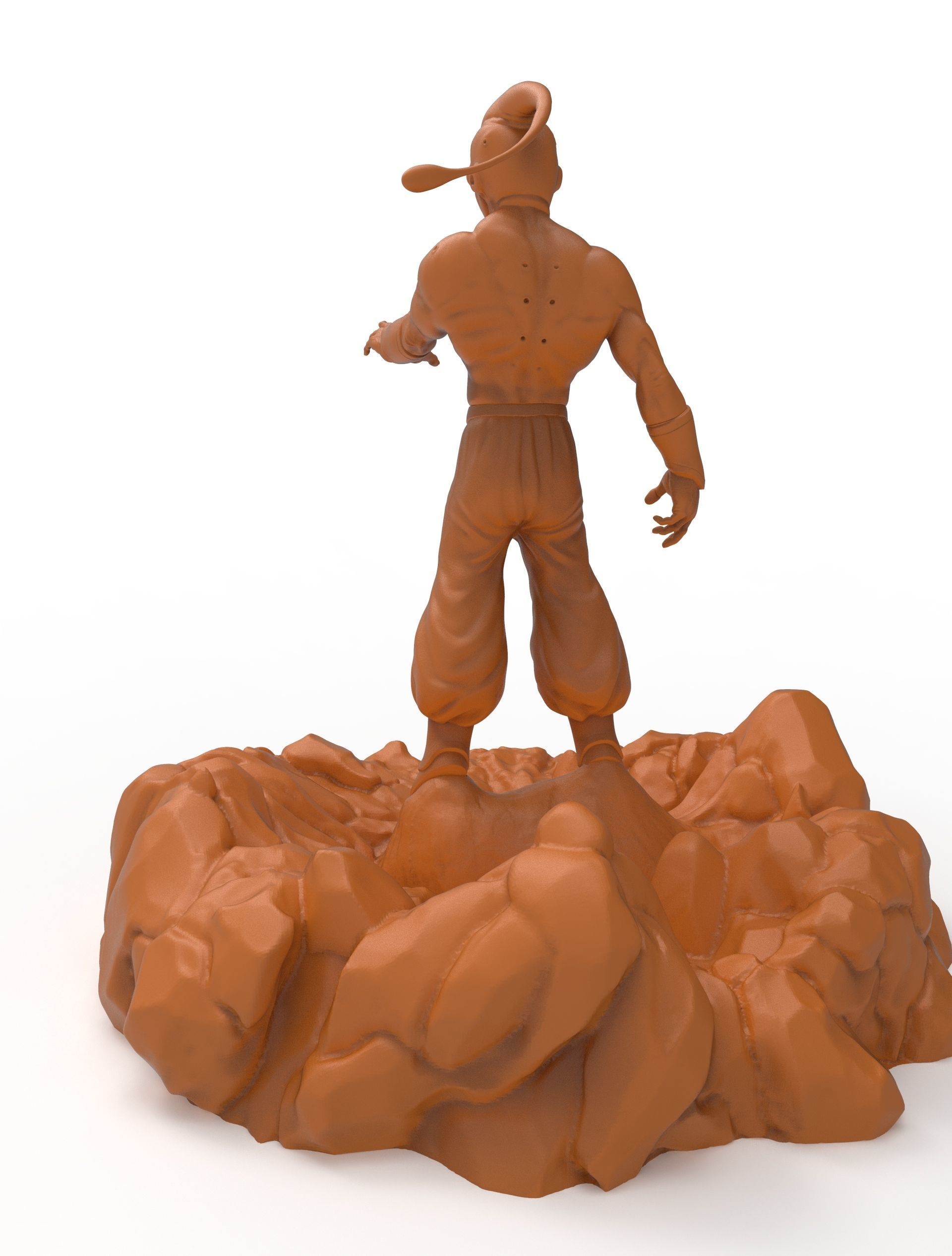 majin buu 3D print model_4
