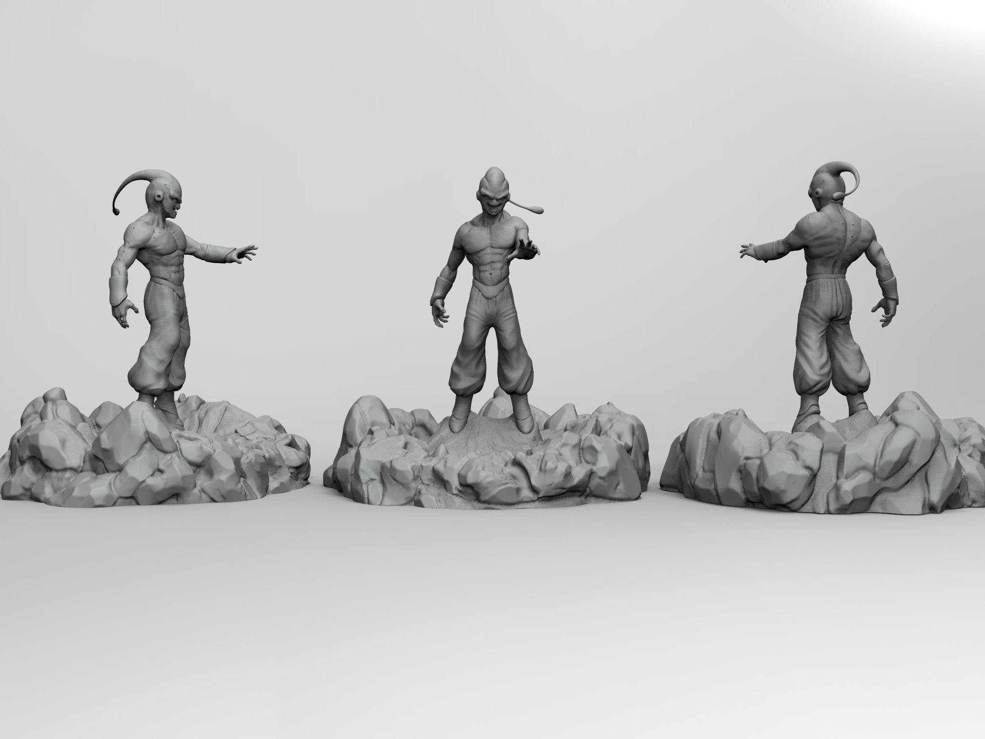 majin buu 3D print model_7