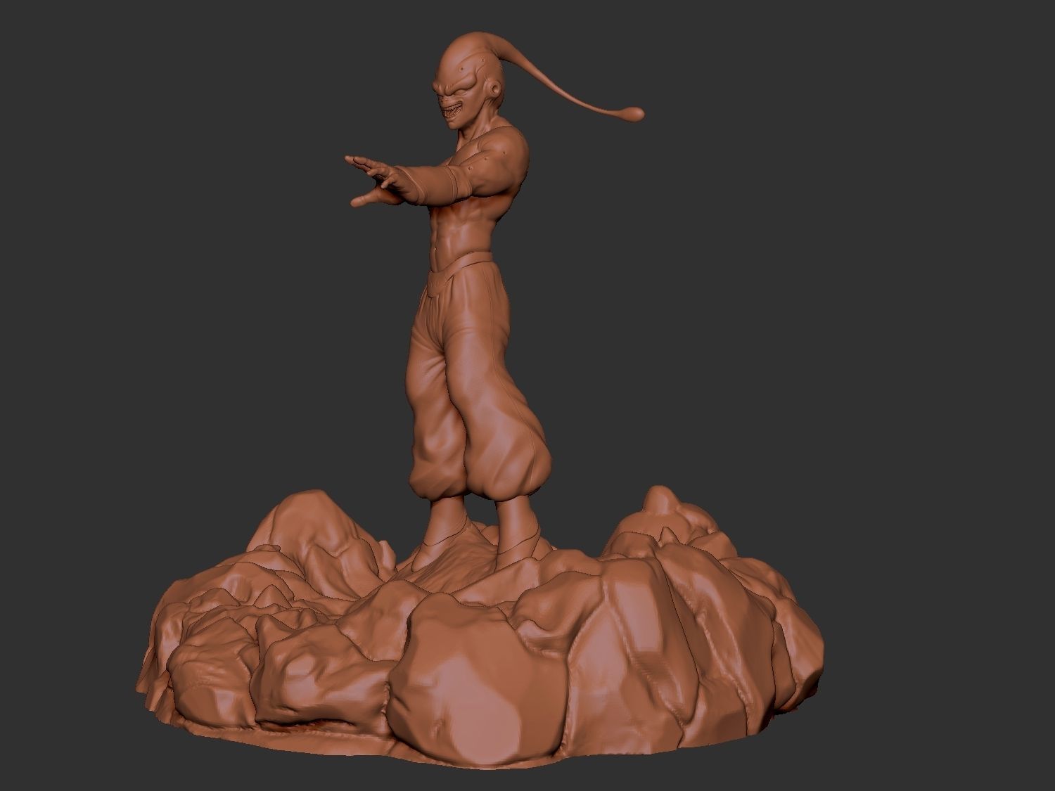 majin buu 3D print model_12