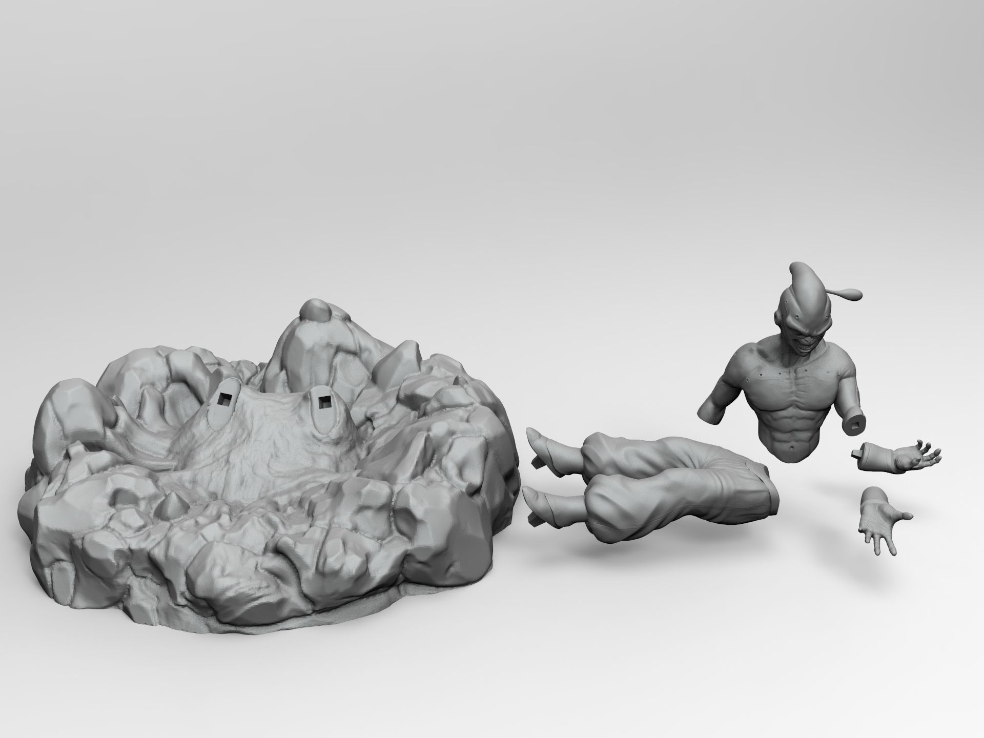 majin buu 3D print model_8