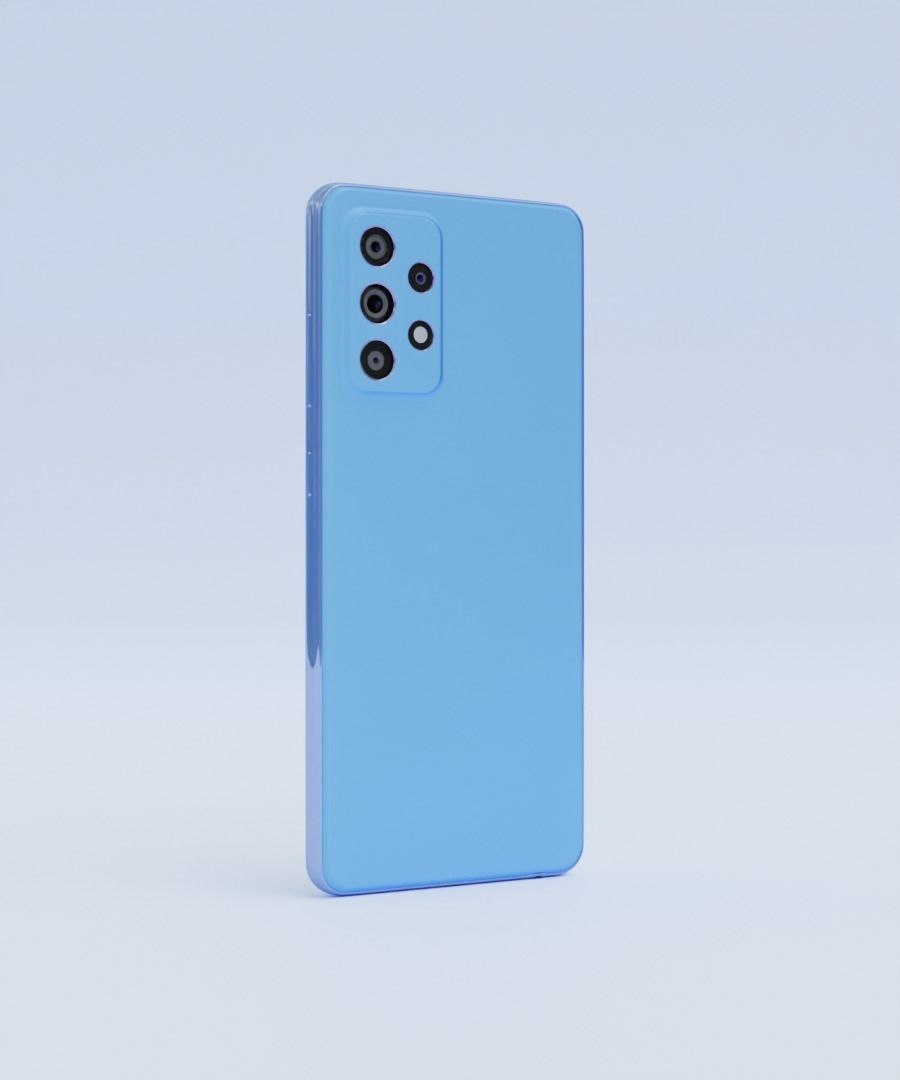 Samsung Galaxy A52 3D model_2