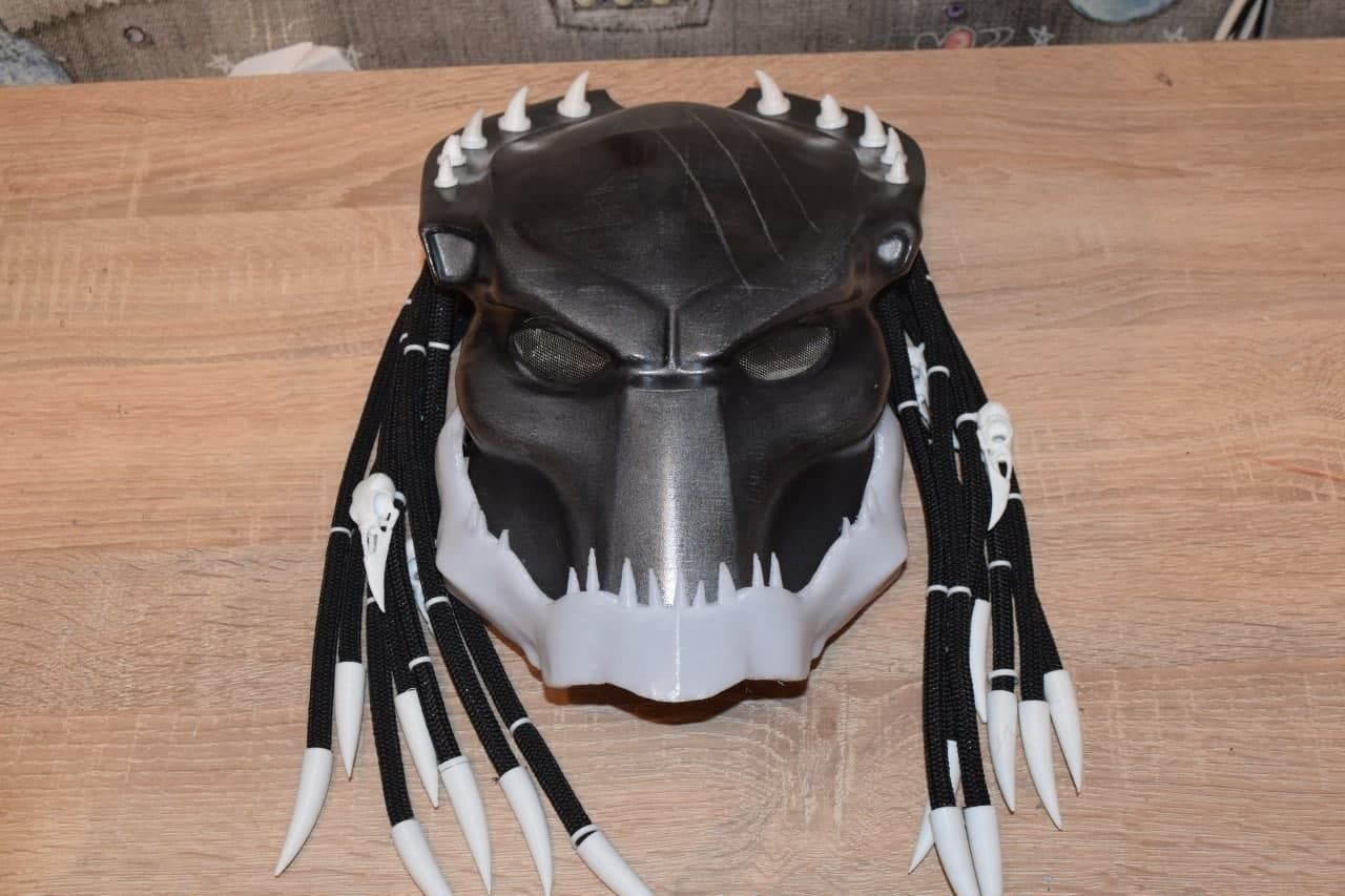 JAW for Predator mask 3D print model_4