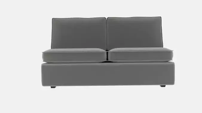  Attractive Armless Sofa With Halsey 