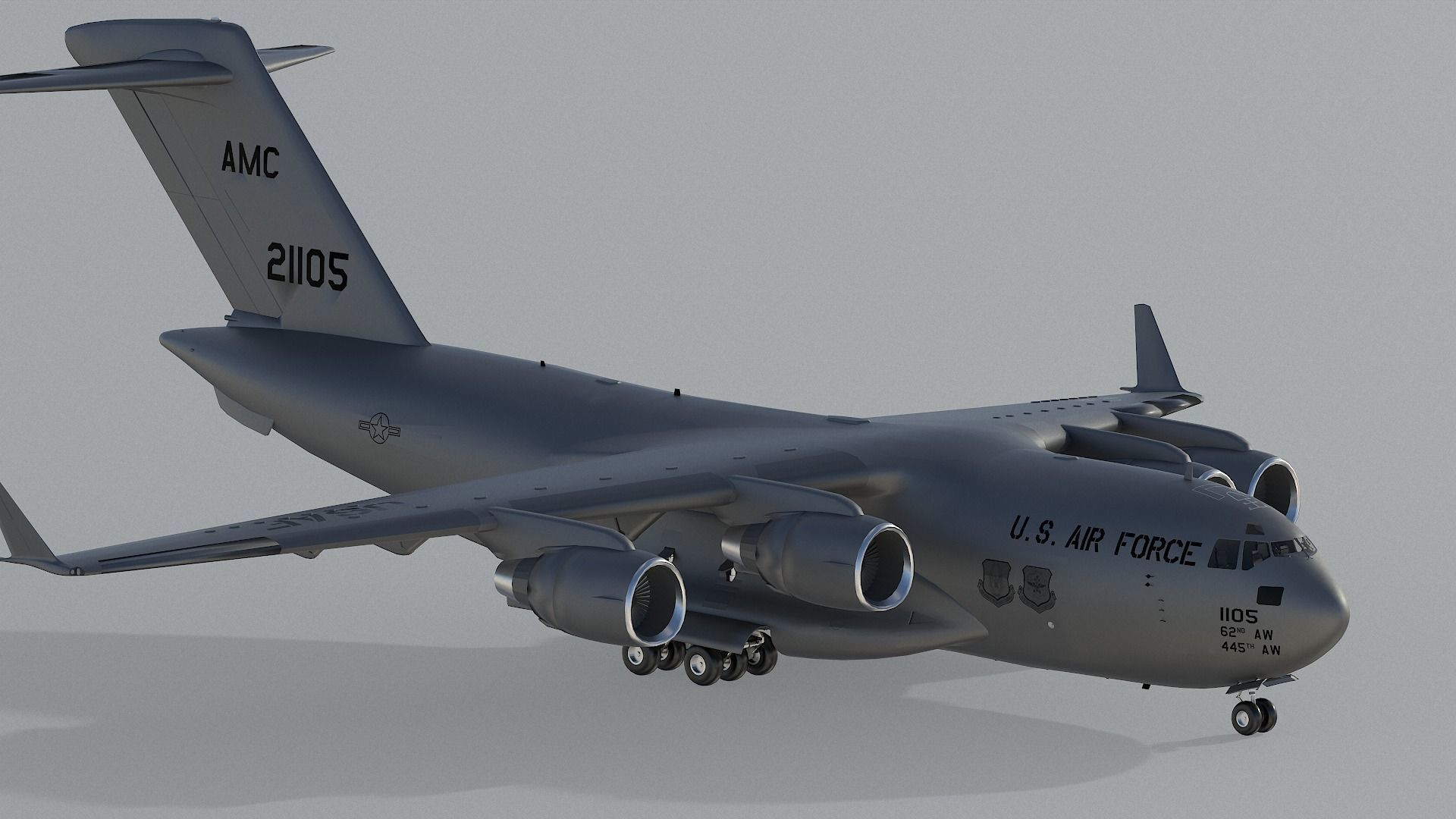 C-17  Globemaster 3D model_7
