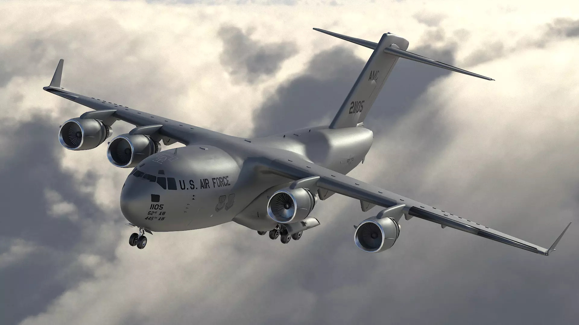 C-17  Globemaster 3D model_0