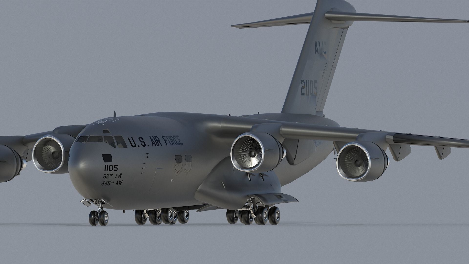 C-17  Globemaster 3D model_1