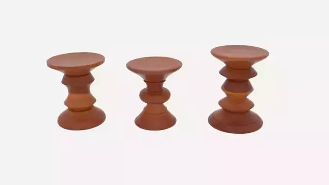 Eamesreg Walnut Stool