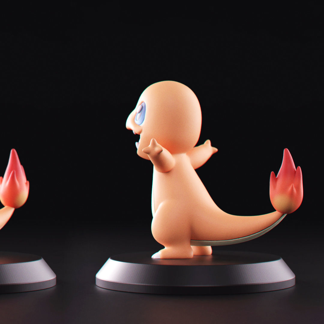 Pokemon - Starters 3D Model Collection_9