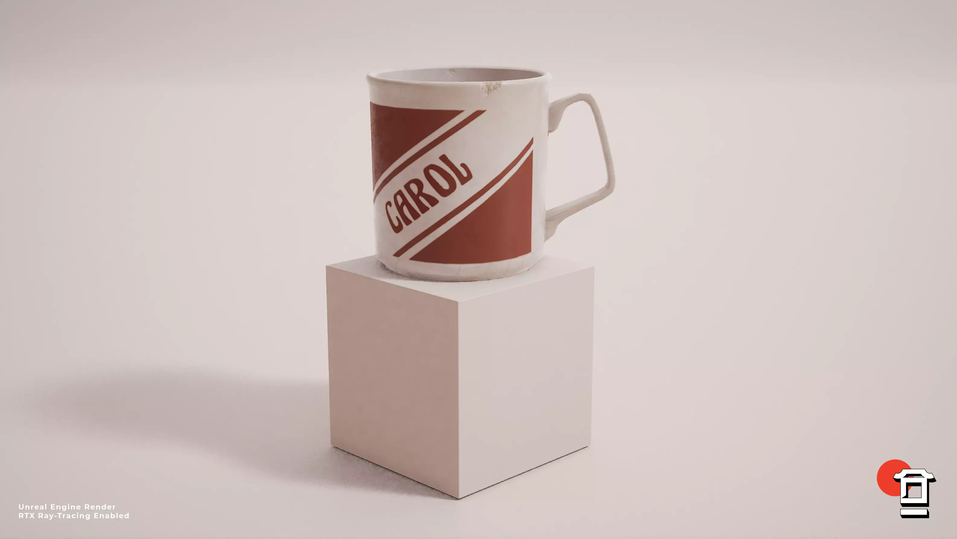 Carol Mug Cup - PBR Game Ready - Low-poly 3D model - Free low-poly 3D model_0