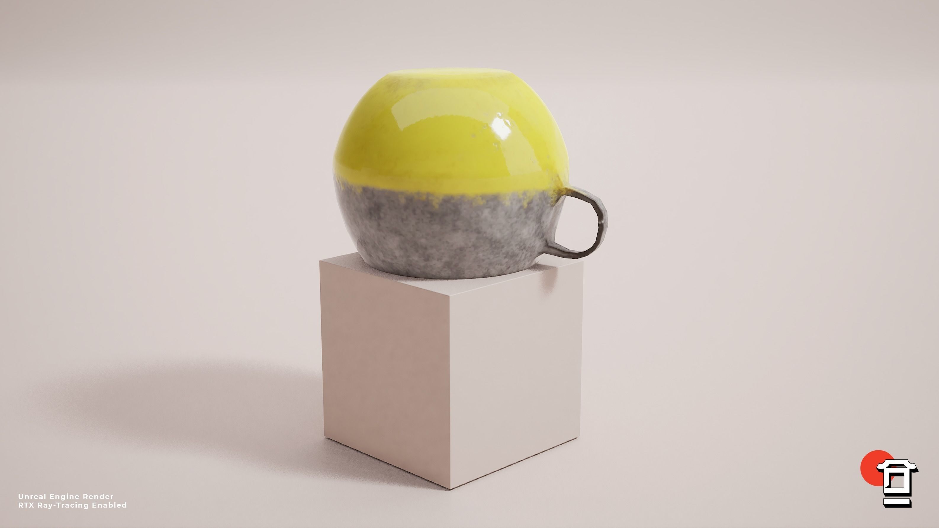 Hand Made Artisan Mug Cup - PBR Game Ready - Free low-poly 3D model_1