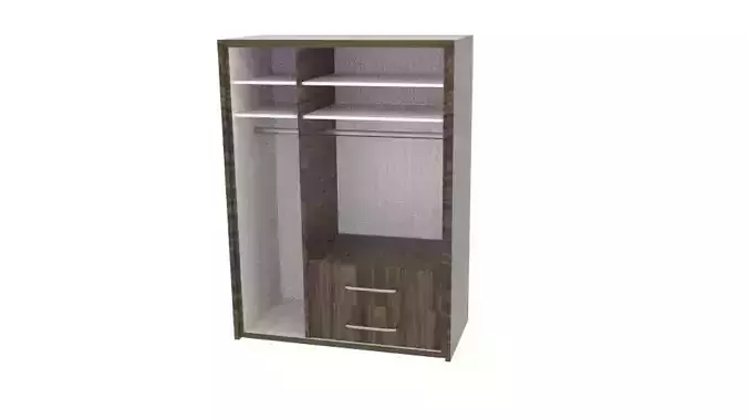 John Lewis Nibras Satis Combi Storage  Low-poly 3D model