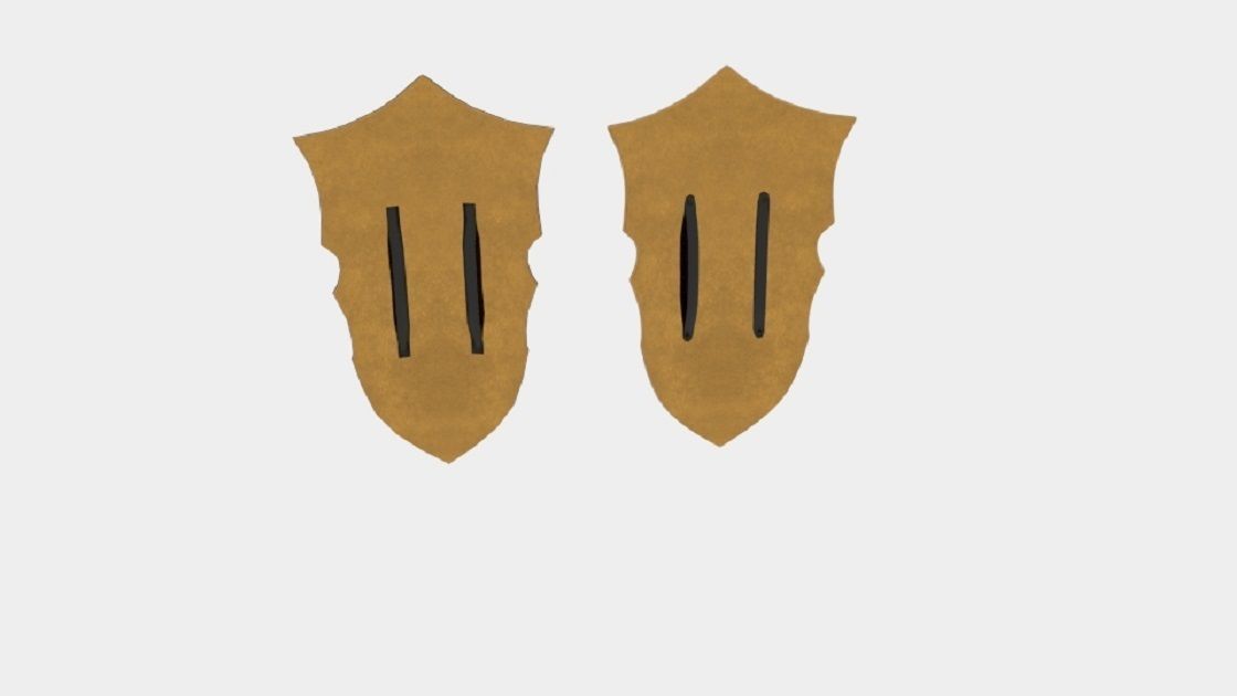 LARP Eye of Doom Shield Low-poly 3D model_1